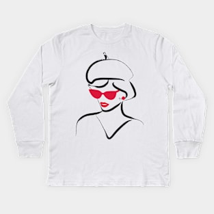 Lady boos Kids Long Sleeve T-Shirt